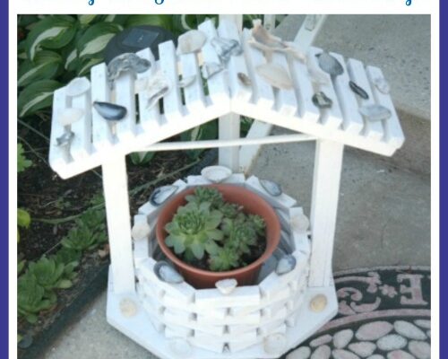 DIY Project Wishing Well Garden Planter – Coastal Style