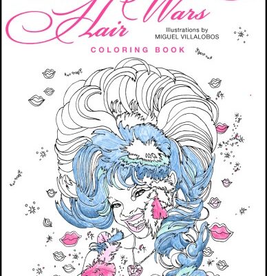 Hair Wars Adult Coloring Book By David Yellen