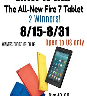 The All-New Amazon Fire 7 Tablet Giveaway!!!