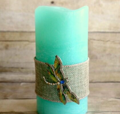 DIY Craft Project – Decorating Flameless Pillar Candles