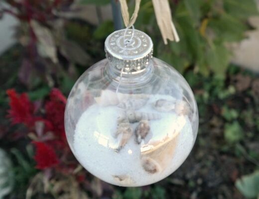 Craft Project: Seashell Beach Theme’d Christmas Keepsake Ornaments