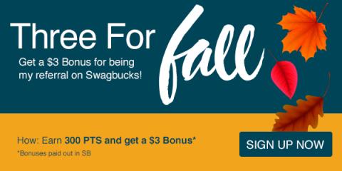 Swagbucks November 2017