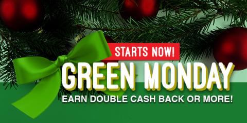 Cash Back Deals During the Swagbucks Green Monday Sale