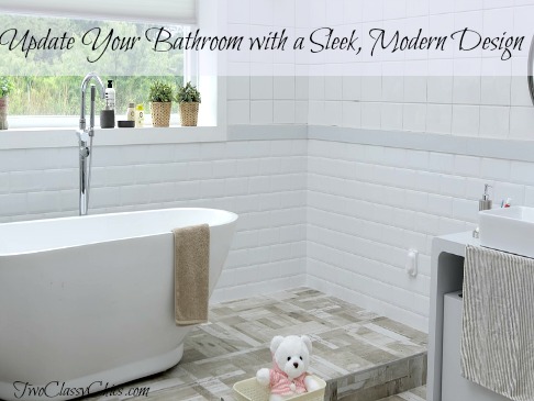 Update Your Out-of-Date Bathroom with a Sleek, Modern Design