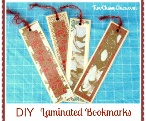 How to Make Laminated Bookmarks from Recycled Paper