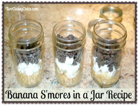 Banana S'mores in a Jar Recipe