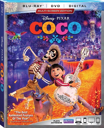 Disney Pixar's Coco Movie DVD