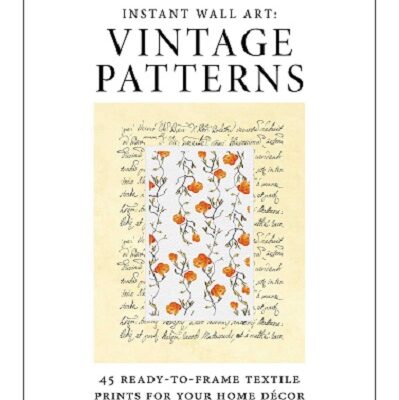 Instant Wall Art: 45 Ready-to-Frame Vintage Textile Prints