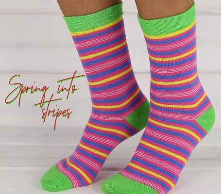 Update Your Spring and Summer Wardrobe with Colorful Socks