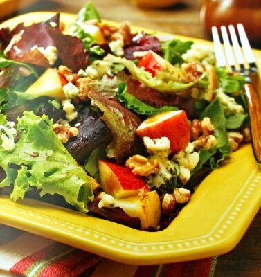 Apple, Walnut and Stilton Cheese Salad Recipe