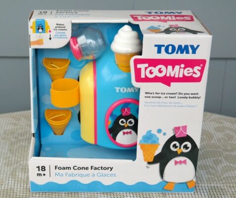 TOMY Foam Cone Factory Kid’s Bath Toy