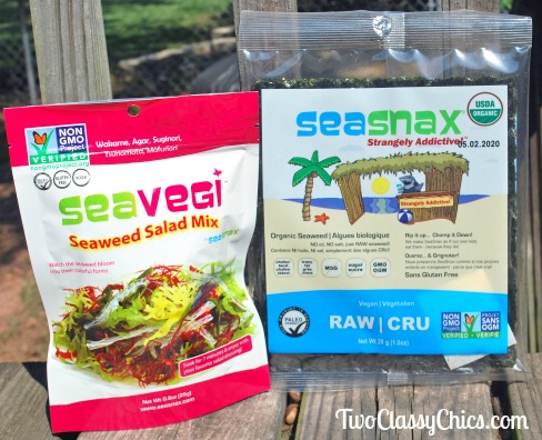 SeaSnax SeaVegi Seaweed Salad Mix and Raw Seaweed Sheets for a New Taste Experience