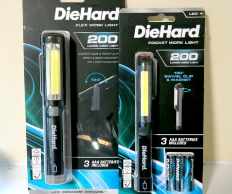 DieHard Flex and Pocket Work Lights from Dorcy