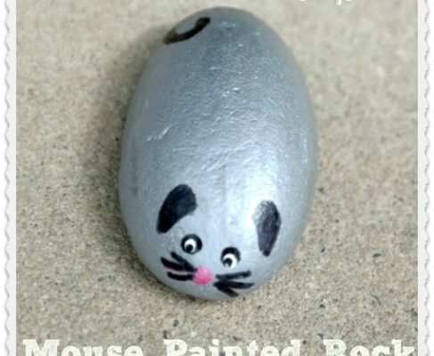 Kid’s Craft Project: Painted MOUSE River Rocks