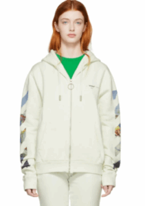 Ssense Off White Hoodie Jacket for Women