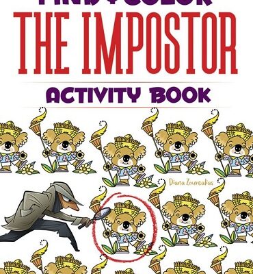 Find & Color The Impostor Activity Book by Diana Zourelias