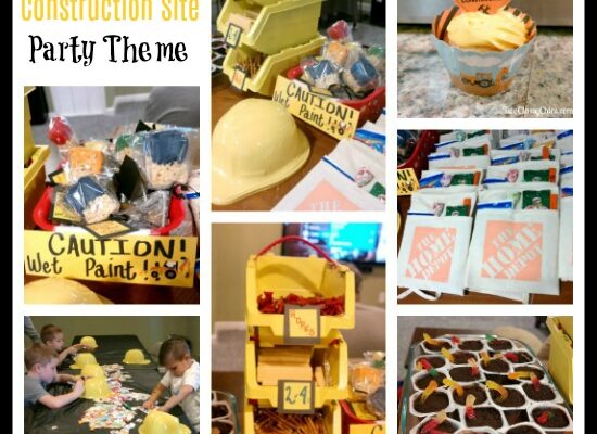 Boy’s Birthday Party Construction Site Theme Ideas