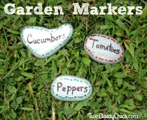 Kid’s Crafts: Painted River Rock Garden Markers