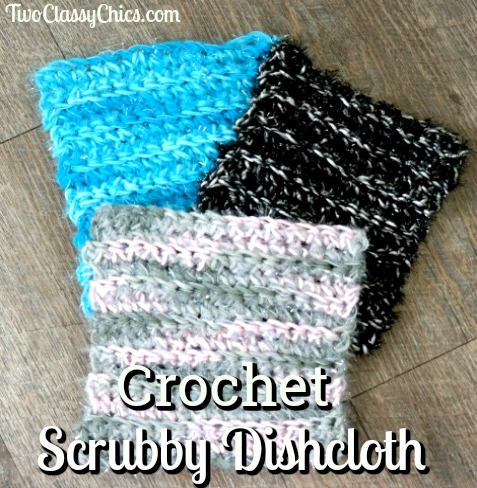 Crochet Scrubby Sparkle Dishcloth Pattern