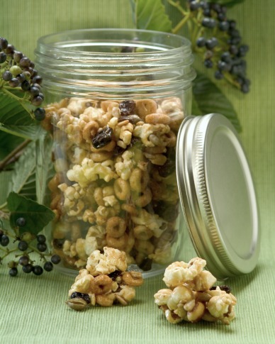 Crunchy Popcorn Trail Mix Recipe