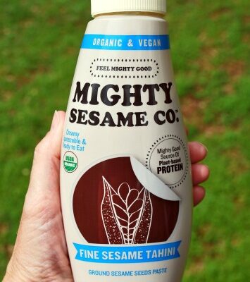 Mighty Sesame Co. Fine Sesame Tahini in a Convenient Squeeze Bottle