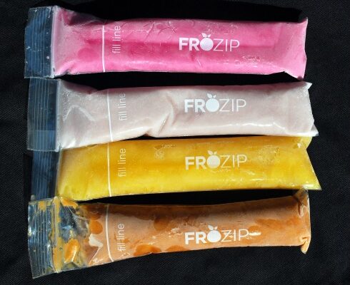 Homemade Frozen Treats with FroZip Disposable Ice Pop Bags