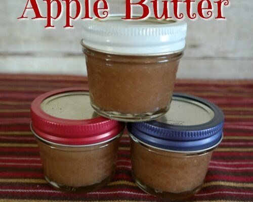 Home Canning Apple Butter with Recipe