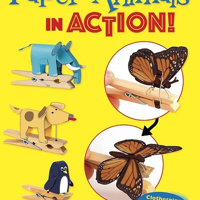 Paper Animals in Action Book by Rob Ives