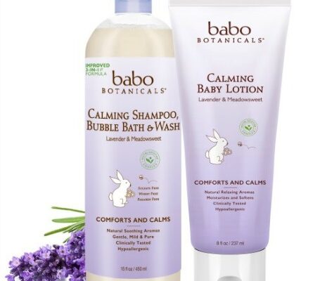 Babo Botanicals Calming Baby Lotion Lavender and Meadowsweet