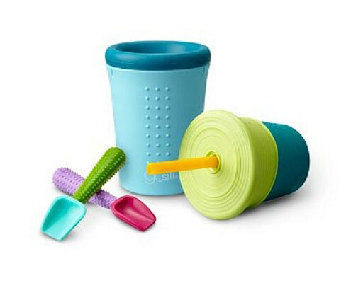 Silicone Feeding Dishes and Spoons for Babies and Kids