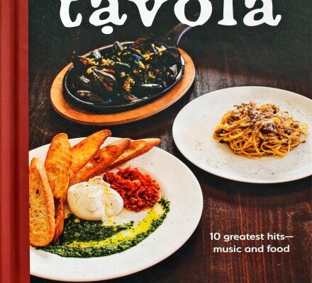 A New Celebratory Cookbook, tavola: 10 Greatest Hits—Music and Food