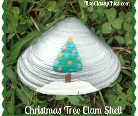 Kid’s Craft Project: Easy Painted Christmas Holiday Seashells