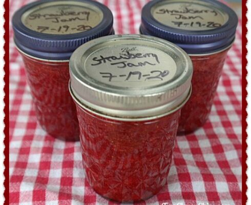 Home Canning Strawberry Jam with Recipe and Tips