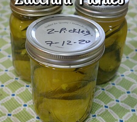 Home Canning Zucchini Pickles with Recipe and Tips