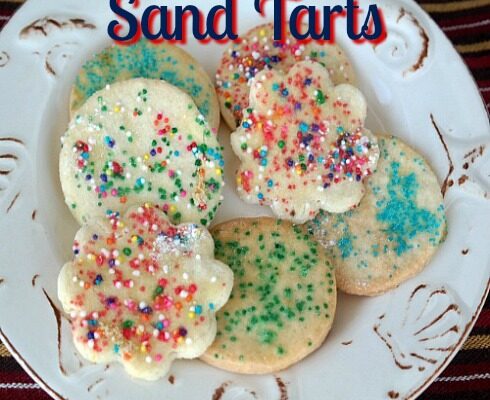 Classic Sand Tarts Cookies for Christmas