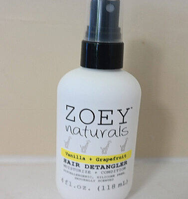 Zoey Naturals Vanilla + Grapefruit Hair Detangler