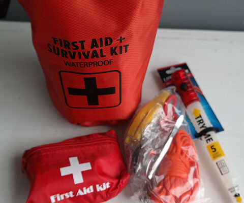 Life + Gear First Aid and Survival Kit Waterproof