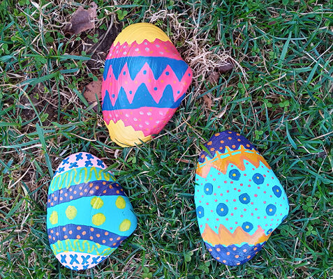 Coastal Easter Egg Hunt – Hand Painted Large Seashells