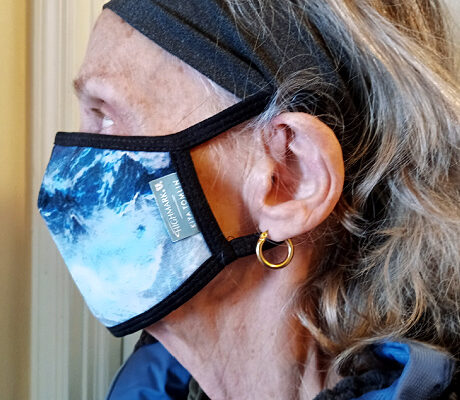 Wear Face Masks More Comfortably with an Elastic Headband with Buttons