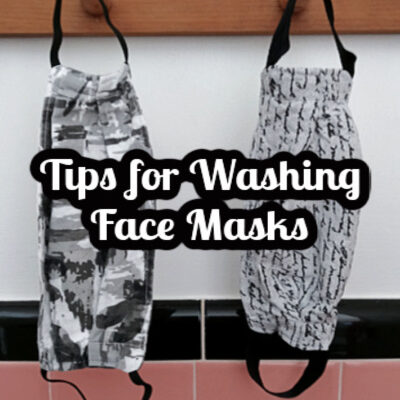 Tips for Hand Washing Cloth Face Masks