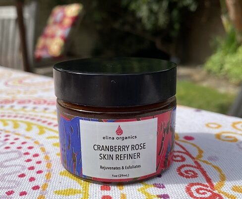 Skin Stays Hydrated and Healthy with Elina Organics Cranberry Rose Skin Refiner