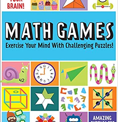 Train Your Brain Logic and Math Games Books for Kids