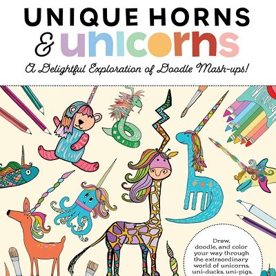 Create & Color Unique Horns and Unicorns Book