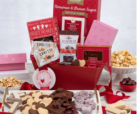 Gourmet Gift Baskets for Valentine’s Day Gifts