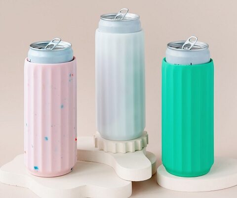 Nectr Cactus Cooler for Slim Cans Keeps Beverages Cold