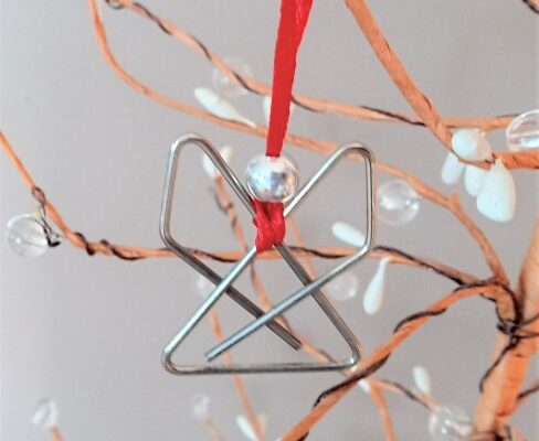 How to Make Paper Clip Angel Ornaments