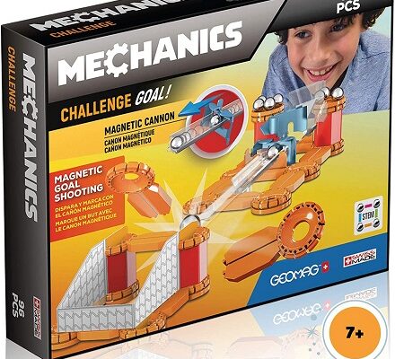 Geomag Magnetic Toys Mechanics Challenge Goal Game