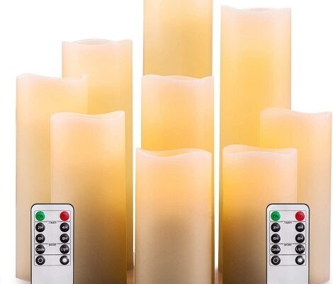 Flameless Battery Operated Candles with Remote Controls