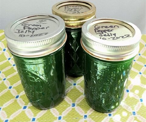 Home Canning Green Bell Pepper Jelly Recipe