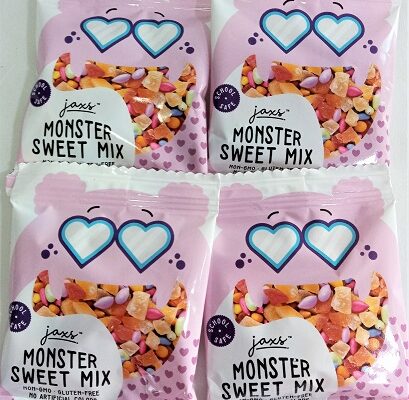 Jaxs Monster Mix Snacks are School Safe